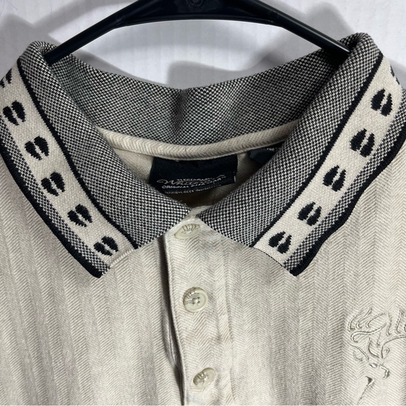 Legendary Whitetails Polo Shirt Men's XL Light Khaki - Picture 2 of 8